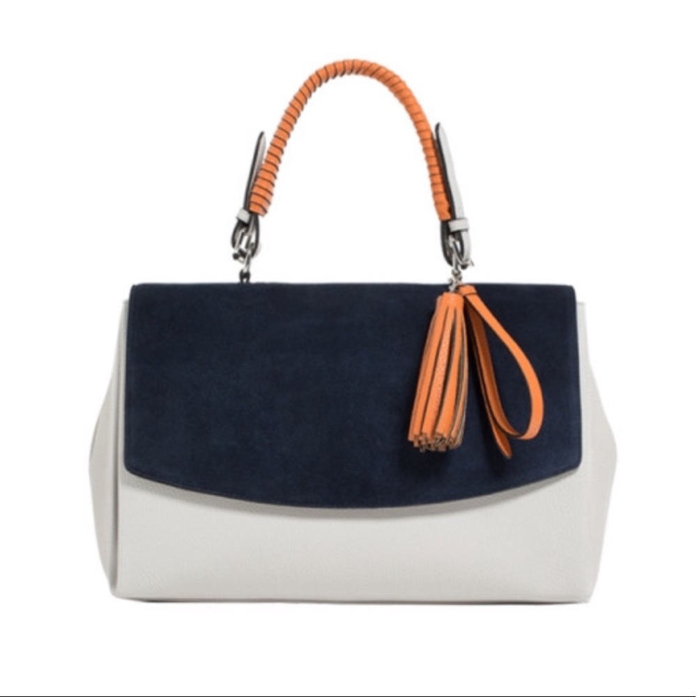 Zara Color Block City Purse EUC